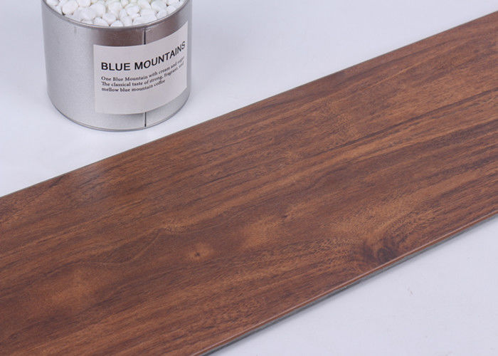 Laminate SPC Wood Grain Vinyl Flooring Anti - Corrosion Environmental