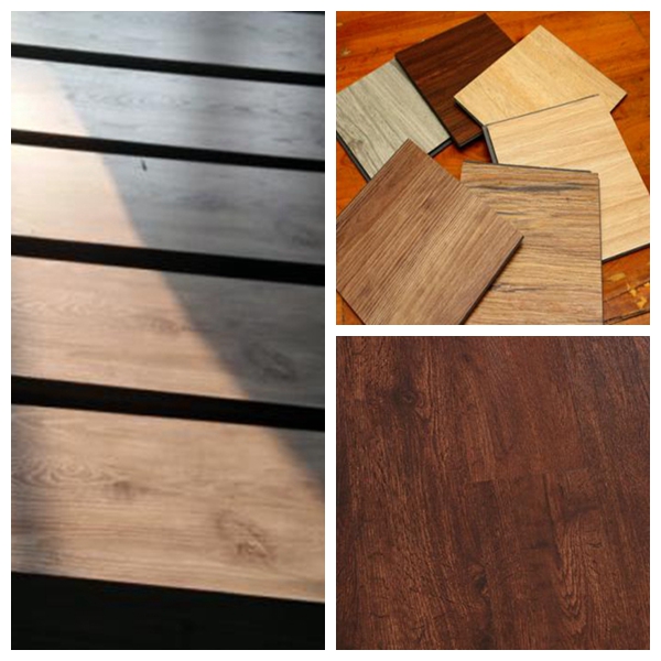 Waterproof 4mm Rigid Core Vinyl Plank Flooring , Flexible Fireproof
