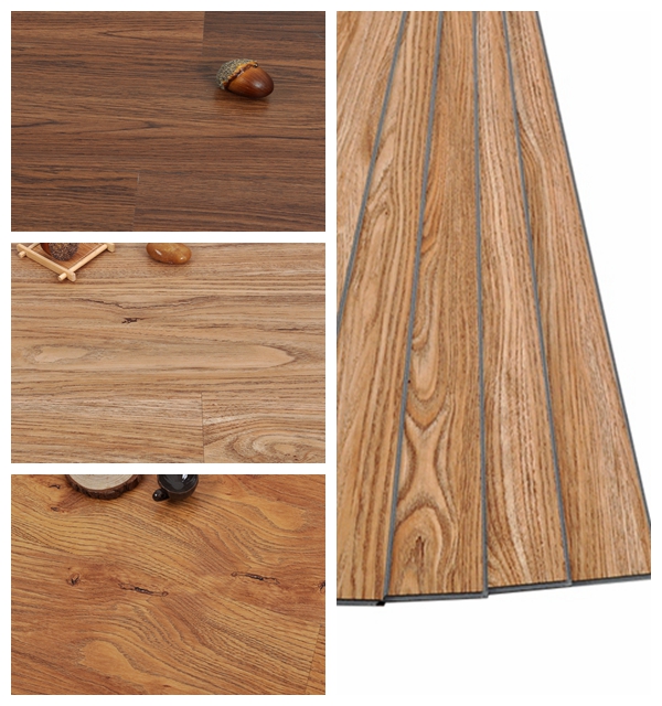 Bedroom Waterproof Laminate Vinyl Flooring Black Walnut Ultra Wear