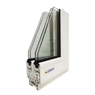 High UV Sliding Windows And Doors UPVC Profiles Dimex L60