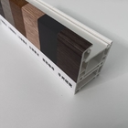 5mm 16mm 20mm Laminated UPVC Window Profiles 60B With Drainage Grooves