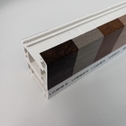 5mm 16mm 20mm Laminated UPVC Window Profiles 60B With Drainage Grooves