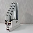 GKBM 62 Series UPVC Sliding Window Profiles Structural Components