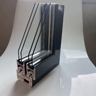 GKBM 92 UPVC Sliding Window Profiles Four Chambers Heat Insulation
