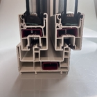 GKBM 92 UPVC Sliding Window Profiles Four Chambers Heat Insulation