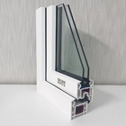 White UPVC Casement Window Profiles Heat Insulation GKBM 60 Sereis