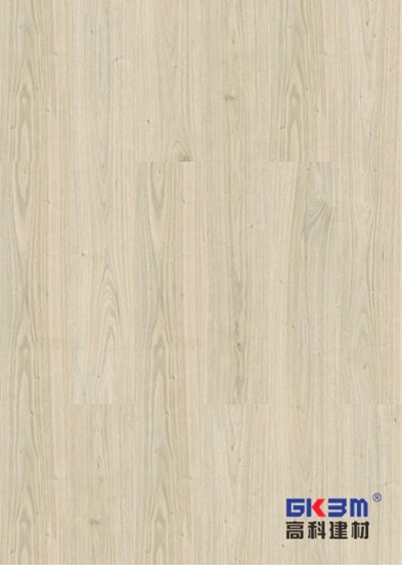 Ice Snow Burlywood Unilin SPC Click Flooring Wood Grain Sound Proof GKBM Greenpy MJ-W6001