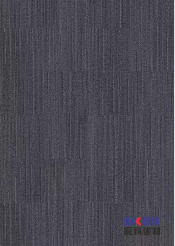 Dark Grey Carpet Vinyl Flooring Waterproof 4mm Click Stone Plastic Composite For Office Greenpy SY-C1012