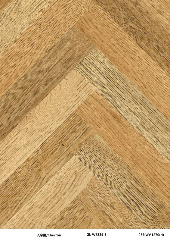 Herringbone Chevron Grain Stone SPC Rigid Vinyl
